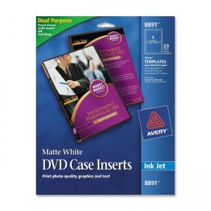 Avery Dennison 8891 DVD Case Insert AVE8891
