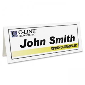 C-Line Products, Inc 87517 Inkjet/Laser Name Tent CLI87517