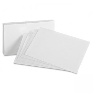 Oxford 50 Blank Index Cards OXF50