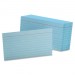 Oxford 7321BLU Colored Ruled Index Card OXF7321BLU