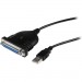 StarTech.com ICUSB1284D25 Parallel Printer Adapter - USB - DB25 Parallel - 6 ft
