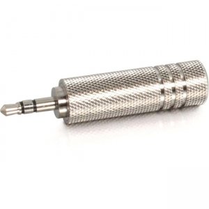 C2G 40636 3.5mm Stereo M to 6.3mm Stereo F Adapter