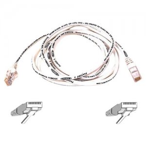 Belkin A3L980-20-WHT-S Cat.6 Snagless Patch Cable