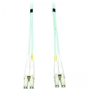 Tripp Lite N820-10M 10M (33-ft.) 10Gb Duplex MMF 50/125 OM3 LSZH Patch Cable, (LC/LC) - Aqua