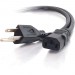 C2G 03130 6ft 18 AWG Universal Power Cord (NEMA 5-15P to IEC320C13)