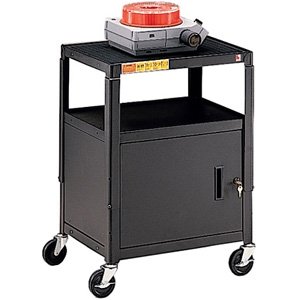 Bretford CA2642 Height Adjustable A/V Cart With Cabinet
