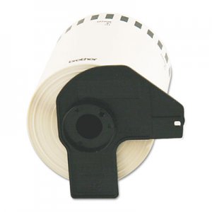 Brother BRTDK2243 Continuous Length Shipping Label Tape for QL-1050, 4in x 100ft Roll, White DK-2243