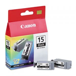 Canon BCI15BK BCI15BK (BCI-15) Ink, Black, 2/PK CNMBCI15BK