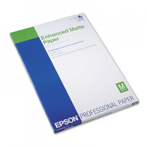 Epson S041339 Ultra Premium Matte Presentation Paper, 13 x 19, White, 50/Pack EPSS041339