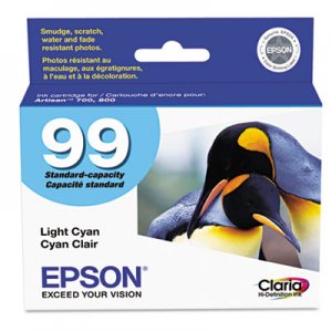 Epson T099520 T099520 (99) Claria Ink, Light Cyan EPST099520