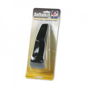 Softalk 801M ii Telephone Shoulder Rest, 6-1/2 Long x 2w x 2-1/2h, Black SOF801M