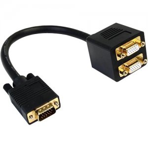 StarTech.com VGASPL1VV 1 ft VGA to 2x VGA Video Splitter Cable - M/F