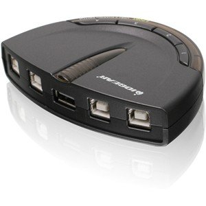 Iogear GUB431 4-Port USB 2.0 Automatic Printer Switch