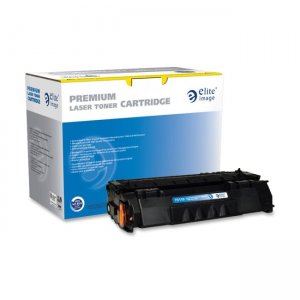 Elite Image 75110 Remanufactured Toner Cartridge Alternative For HP 49A (Q5949A) ELI75110