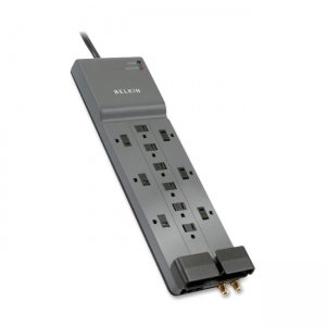 Belkin BE11223008 SurgeMaster Professional 12-Outlets Surge Protector BLKBE11223008