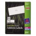 Avery AVE48460 EcoFriendly Laser/Inkjet Easy Peel Mailing Labels, 1 x 2 5/8, White, 3000/Pack