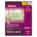Avery 5661 Clear Easy Peel Mailing Labels, Laser, 1 x 4, 1000/Box AVE5661