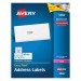 Avery 5960 Easy Peel Mailing Address Labels, Laser, 1 x 2 5/8, White, 7500/Box AVE5960