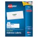 Avery 8462 Easy Peel Inkjet Address Labels, 1 1/3 x 4, White, 1400/Box AVE8462