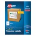 Avery 8465 Shipping Labels w/Ultrahold Ad & TrueBlock, Inkjet, 8 1/2 x 11, White, 100/Box AVE8465