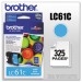 Brother LC61C LC61C Innobella Ink, Cyan BRTLC61C