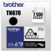Brother TN670 TN670 High-Yield Toner, Black BRTTN670