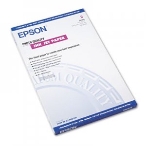Epson S041070 Matte Presentation Paper, 27 lbs., Matte, 11 x 17, 100 Sheets/Pack EPSS041070