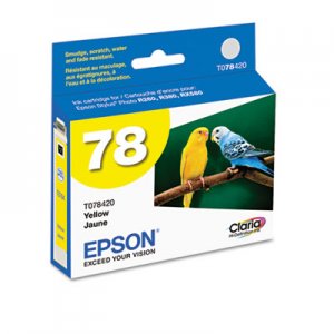 Epson T078420 T078420 (78) Claria Ink, Yellow EPST078420