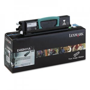 Lexmark E450H11A E450H11A Toner, 11000 Page-Yield, Black LEXE450H11A