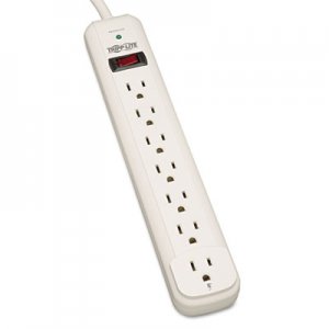 Tripp Lite TLP712 TLP712 Surge Suppressor, 7 Outlets, 12 ft Cord, 1080 Joules, White TRPTLP712