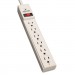 Tripp Lite TLP606 TLP606 Surge Suppressor, 6 Outlets, 6 ft Cord, 790 Joules, Light Gray TRPTLP606