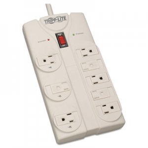 Tripp Lite TLP808 TLP808 Surge Suppressor, 8 Outlets, 8 ft Cord, 1440 Joules, Light Gray TRPTLP808