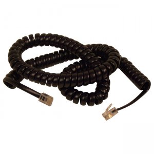 Belkin F8V101-25-BK Coiled Telephone Handset Cable