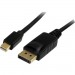 StarTech.com MDP2DPMM3 3 ft Mini DisplayPort to DisplayPort 1.2 Adapter Cable M/M - DisplayPort 4k