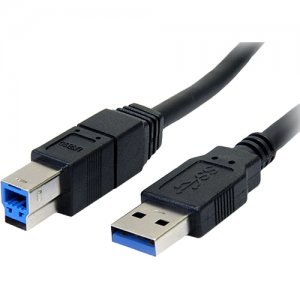 StarTech.com USB3SAB10BK 10 ft Black SuperSpeed USB 3.0 Cable A to B - M/M