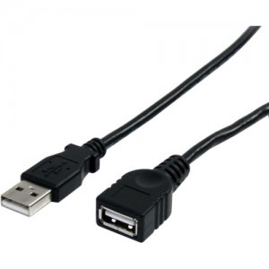 StarTech.com USBEXTAA6BK 6 ft Black USB 2.0 Extension Cable A to A - M/F