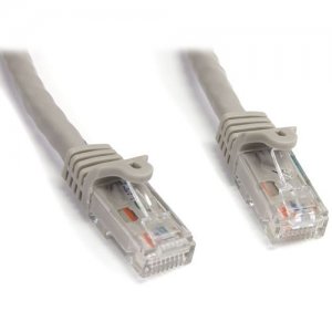 StarTech.com N6PATCH15GR 15 ft Gray Snagless Cat6 UTP Patch Cable
