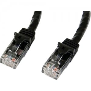 StarTech.com N6PATCH25BK 25 ft Black Snagless Cat6 UTP Patch Cable