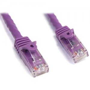 StarTech.com N6PATCH25PL 25 ft Purple Snagless Cat6 UTP Patch Cable
