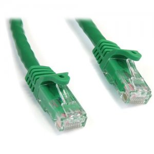 StarTech.com N6PATCH3GN 3 ft Green Snagless Cat6 UTP Patch Cable