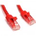 StarTech.com N6PATCH3RD 3 ft Red Snagless Cat6 UTP Patch Cable
