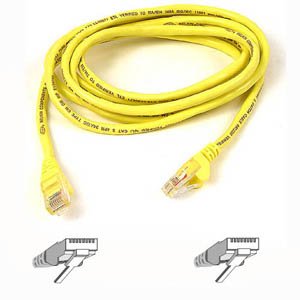 Belkin A7J704-1000-YLW FastCAT Cat. 6 UTP Bulk Patch Cable