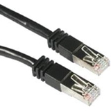 C2G 28695 25 ft Cat5e Molded Shielded Network Patch Cable - Black