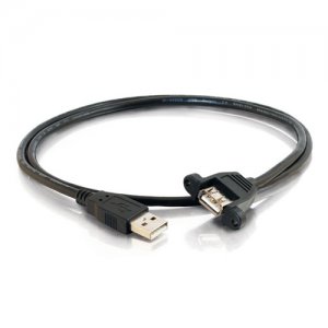 C2G 28064 USB 2.0 Panel Mount Cable