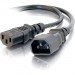 C2G 03143 10ft 18 AWG Computer Power Extension Cord (IEC320C14 to IEC320C13)