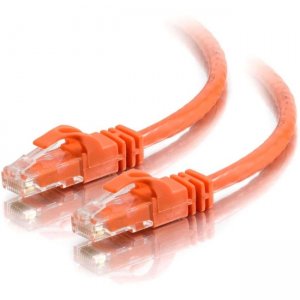 C2G 27891 3 ft Cat6 Snagless Crossover UTP Unshielded Network Patch Cable - Orange