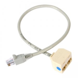 StarTech.com RJ45SPLITTER 2-to-1 RJ45 Splitter Cable Adapter - F/M