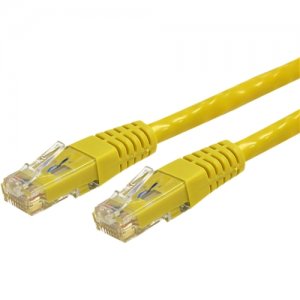 StarTech.com C6PATCH3YL 3ft Yellow Molded Cat6 Patch Cable ETL Verified