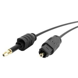 StarTech.com THINTOSMIN10 Toslink to Miniplug Digital Audio Cable