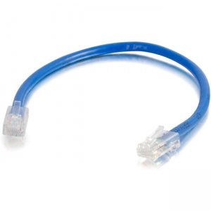 C2G 25462 1 ft Cat5e Non Booted UTP Unshielded Network Patch Cable - Blue